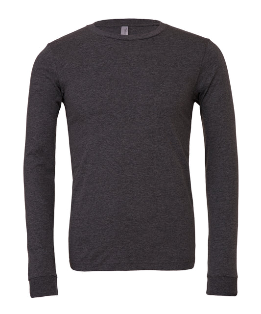 Heather CVC Long Sleeve Unisex TShirt Bella Canvas