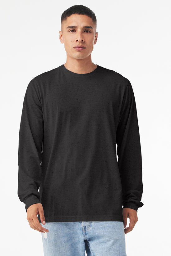 Heather CVC Long Sleeve Unisex TShirt Bella Canvas