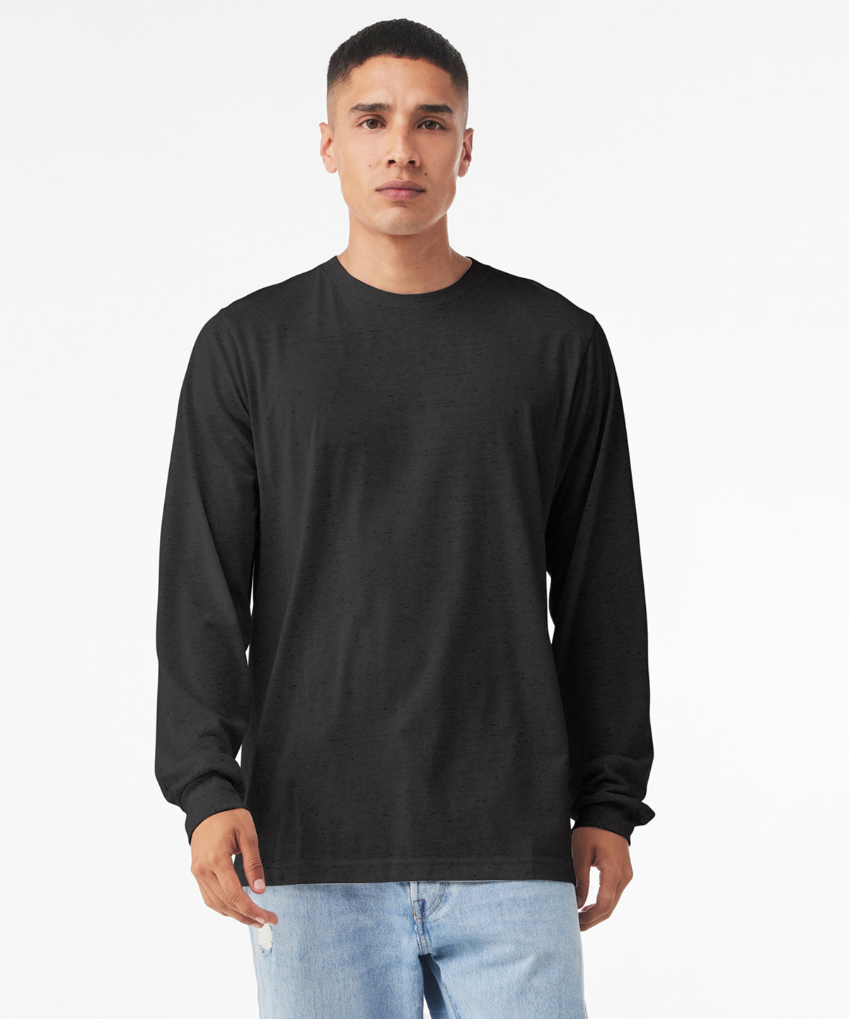 Heather CVC Long Sleeve Unisex TShirt Bella Canvas