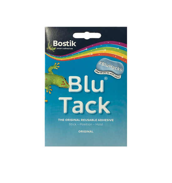 Bostik Blu Tack Handy Pack 60g Versatile Adhesive Putty