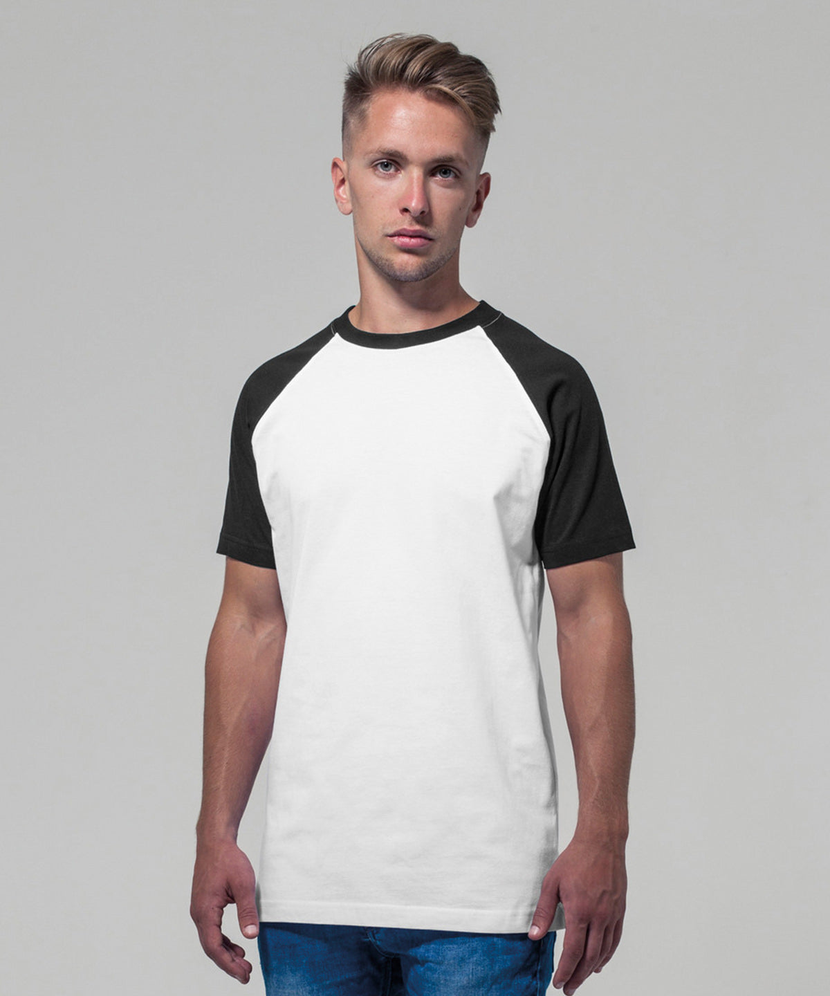 Contrast Raglan Tee Male Adult Streetwear TShirt