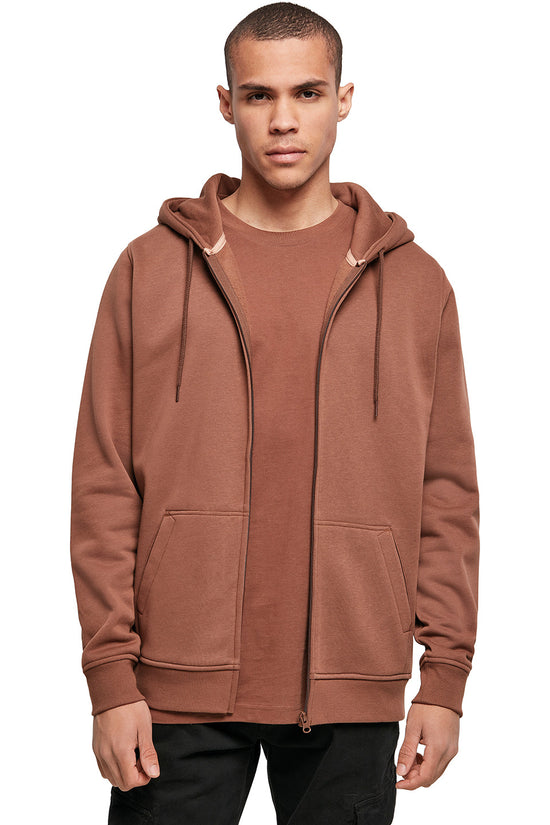 Street Style Heavy Zip Hoodie for Men