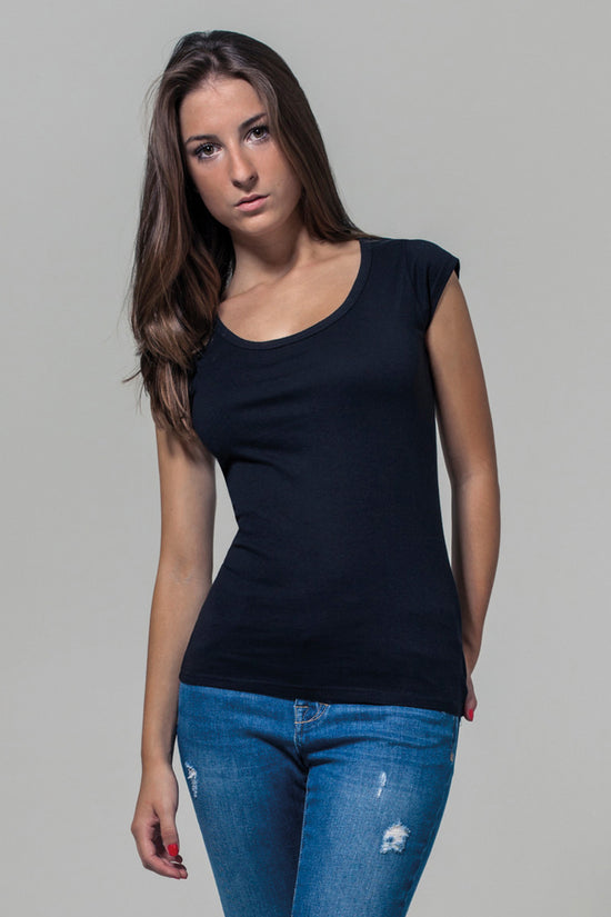 Womens VCut Back Tee Rebrandable TShirt