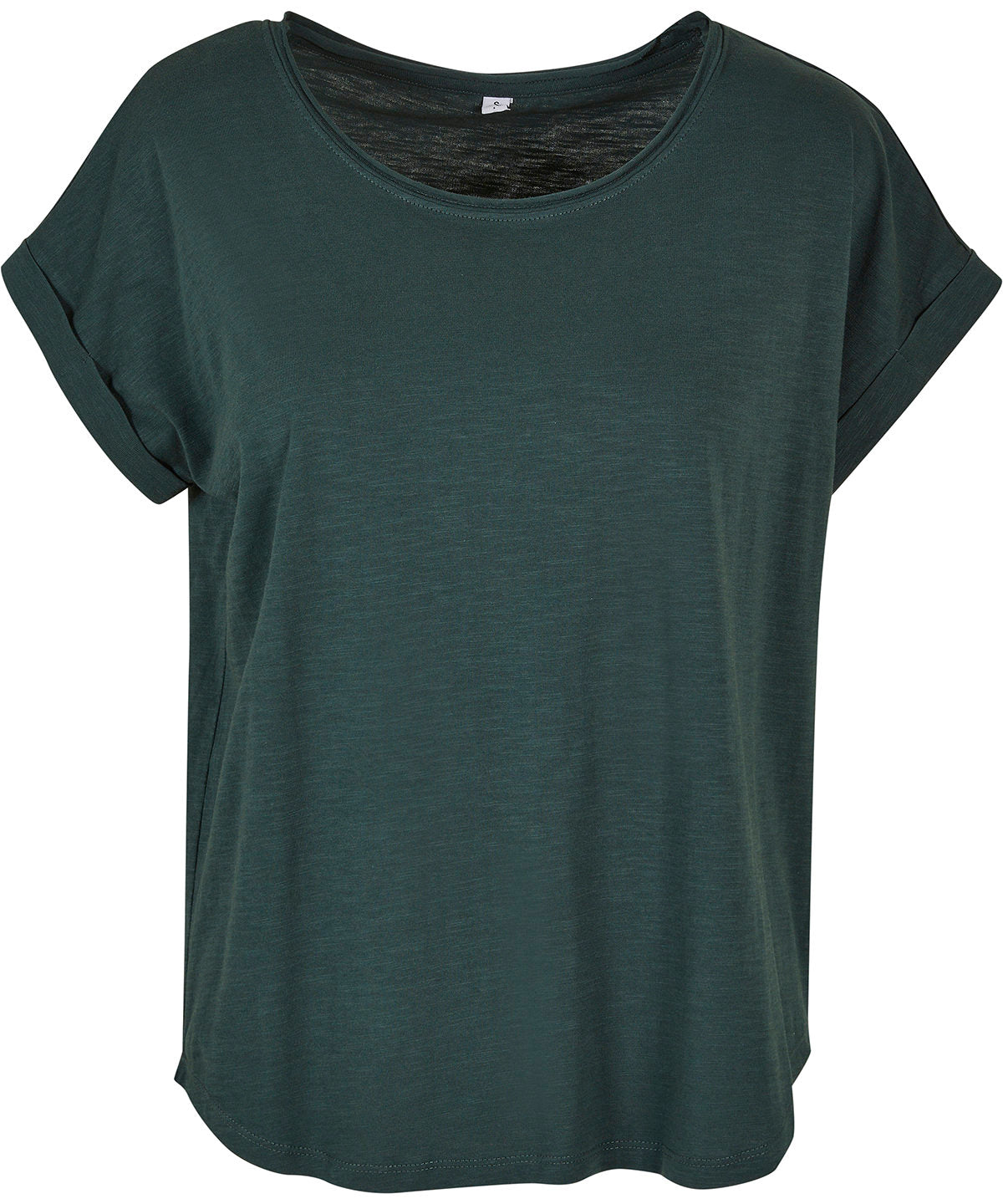 Womens Long Slub Tee Plus Size Cotton TShirt