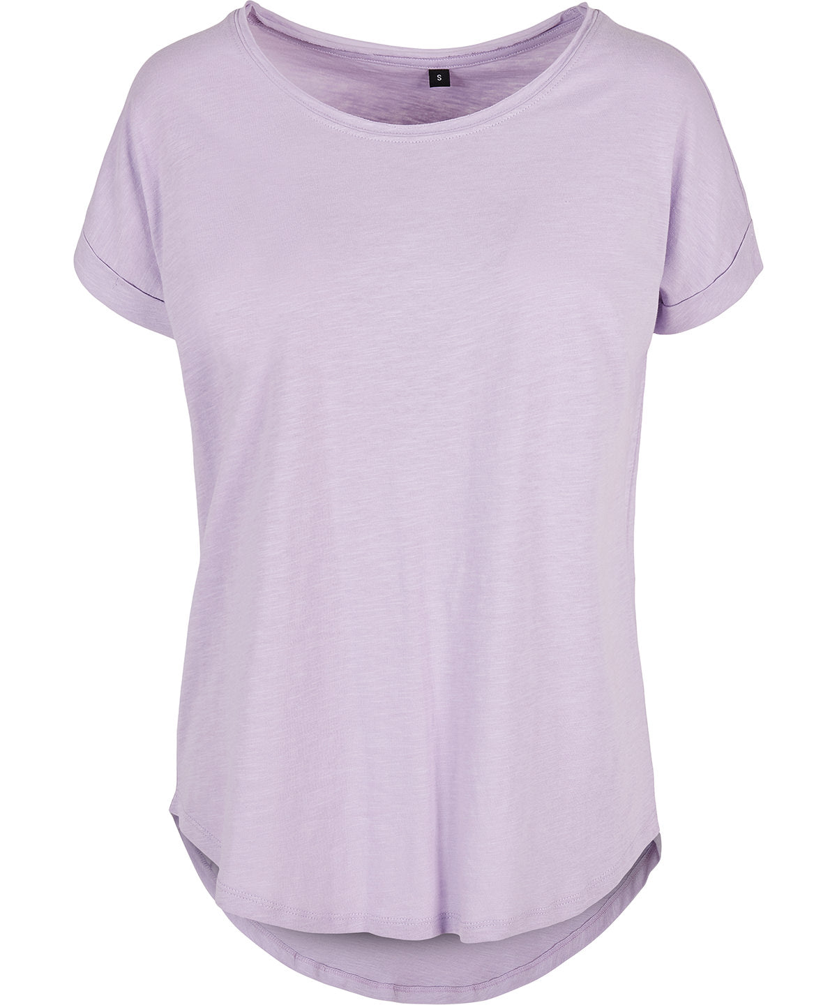 Womens Long Slub Tee Plus Size Cotton TShirt