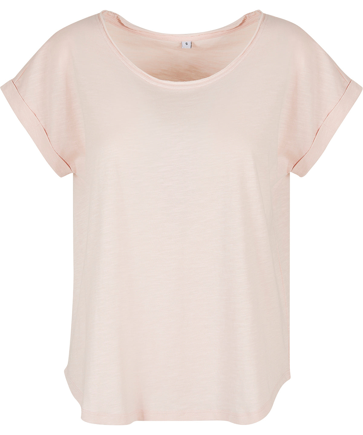 Womens Long Slub Tee Plus Size Cotton TShirt