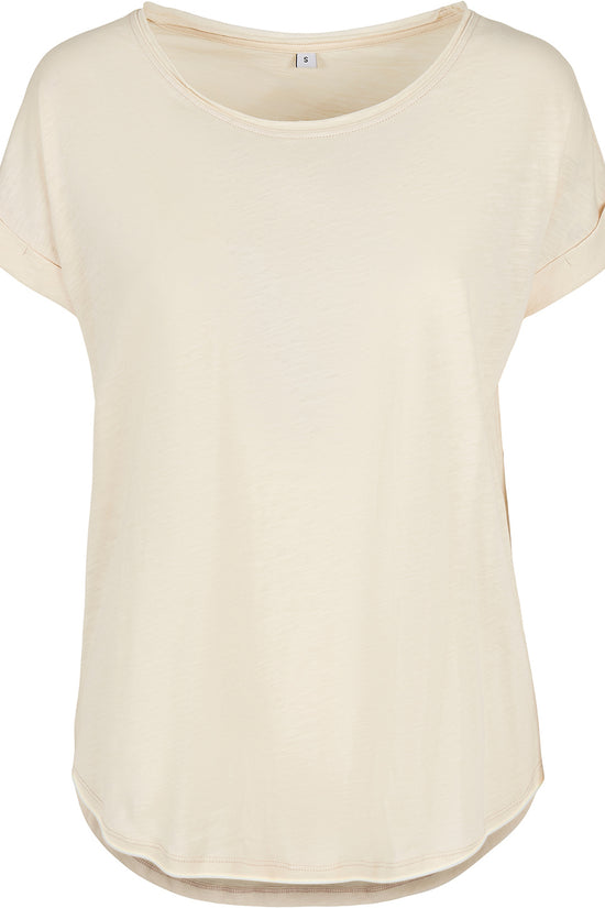 Womens Long Slub Tee Plus Size Cotton TShirt