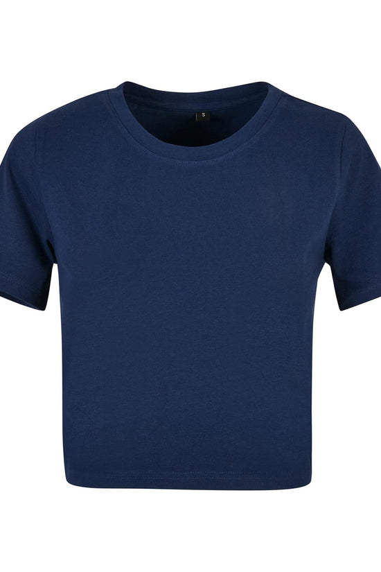 Womens Cropped Tee Single Jersey Fashionable Fit TShirt