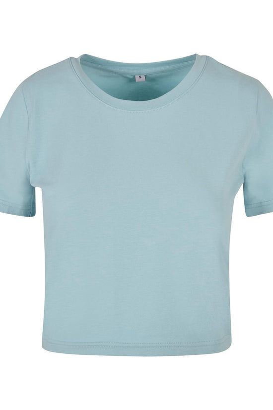 Womens Cropped Tee Single Jersey Fashionable Fit TShirt