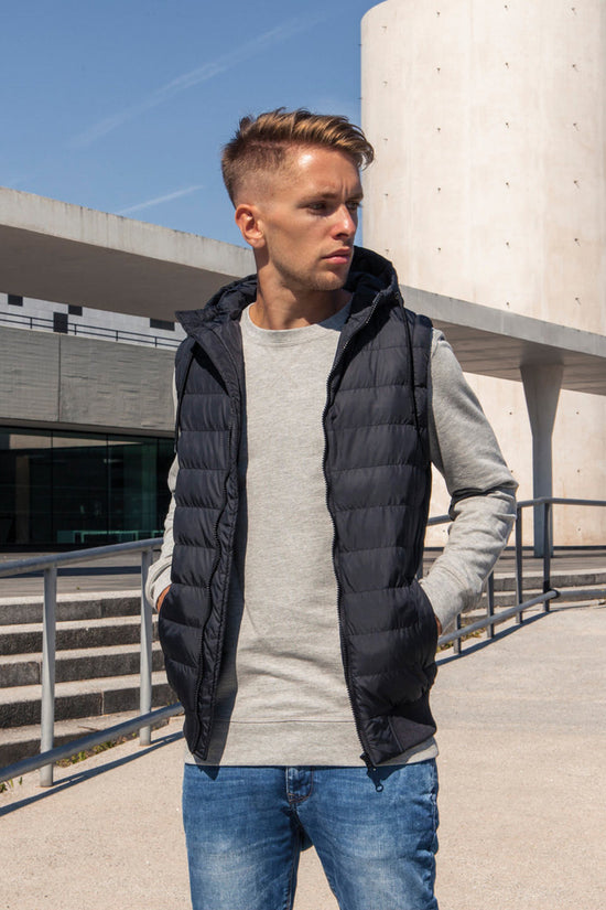 Mens Bubble Vest Gilet Jacket Padded Insulation