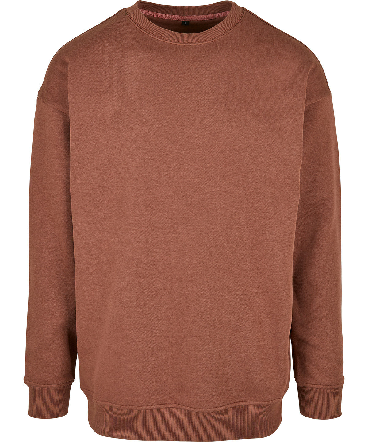Mens Crew Neck Sweatshirt with Regular Fit and Brushed Fleece Fabric