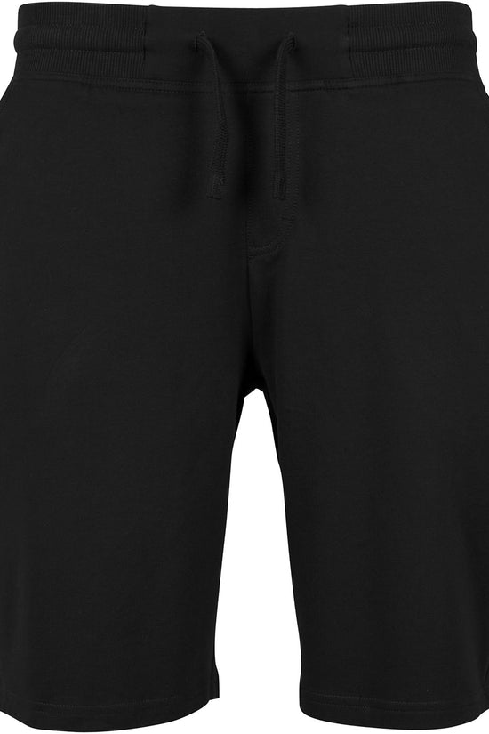 Mens Terry Jogger Shorts with Ribbed Waistband