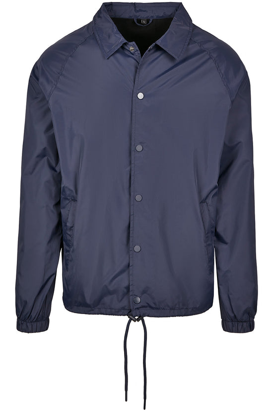 Mens Rebrandable Coach Jacket with Functional Design
