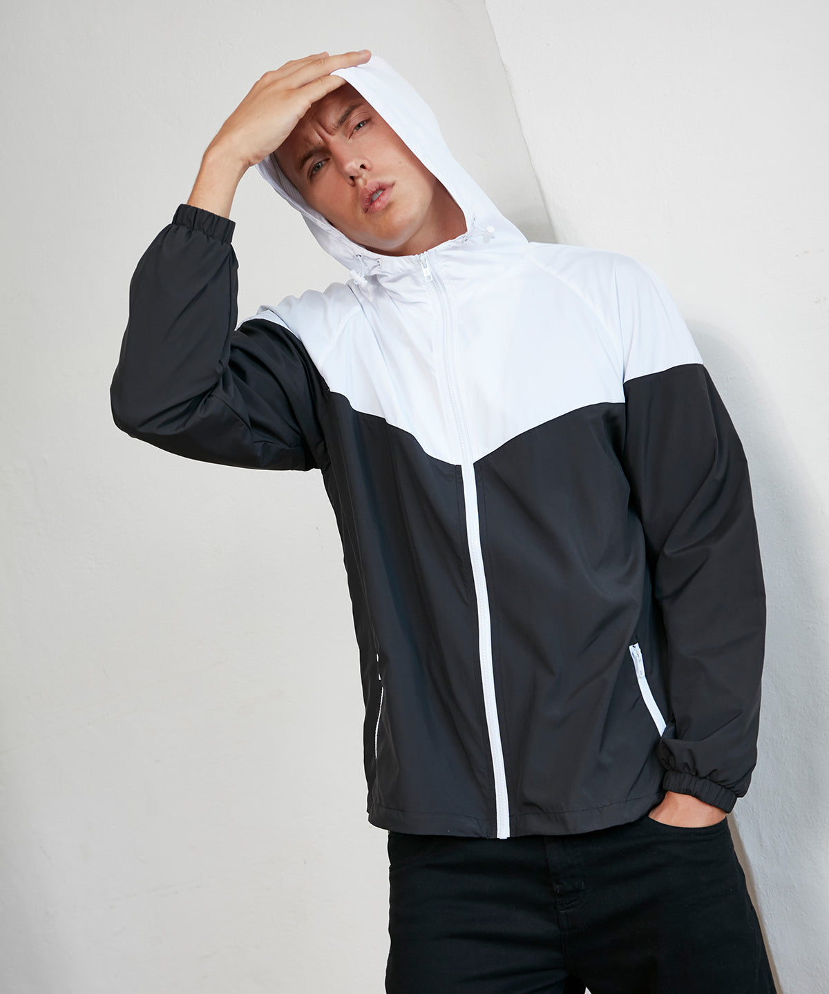 Dynamic TwoTone Windrunner Jacket for Men