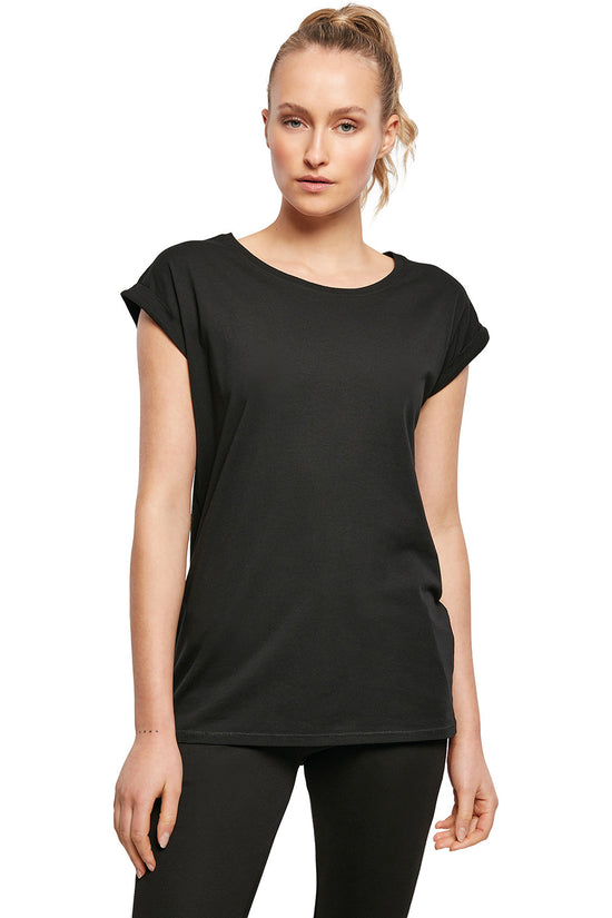 Organic Extended Shoulder Tee for Women Female Adult TShirts