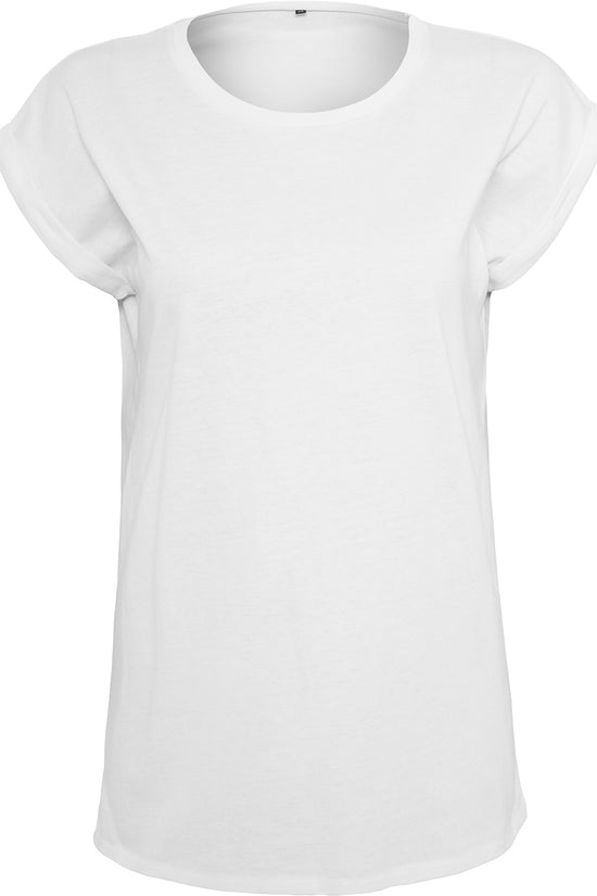 Organic Extended Shoulder Tee for Women Female Adult TShirts