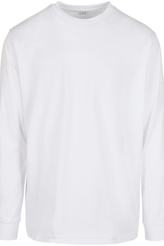 Mens Organic Cotton Long Sleeve Sweatshirt with Ribbed Cuffs