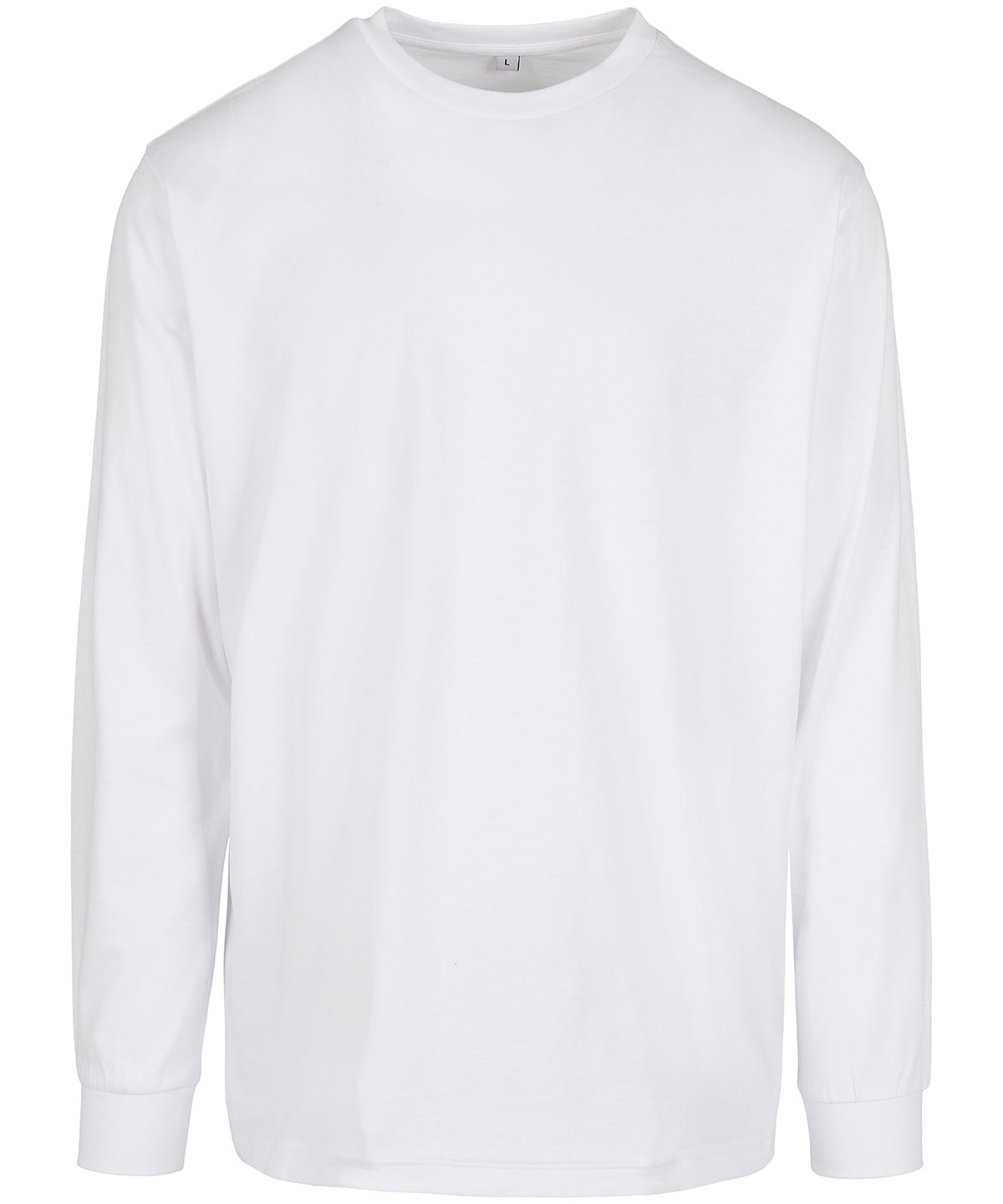 Mens Organic Cotton Long Sleeve Sweatshirt with Ribbed Cuffs