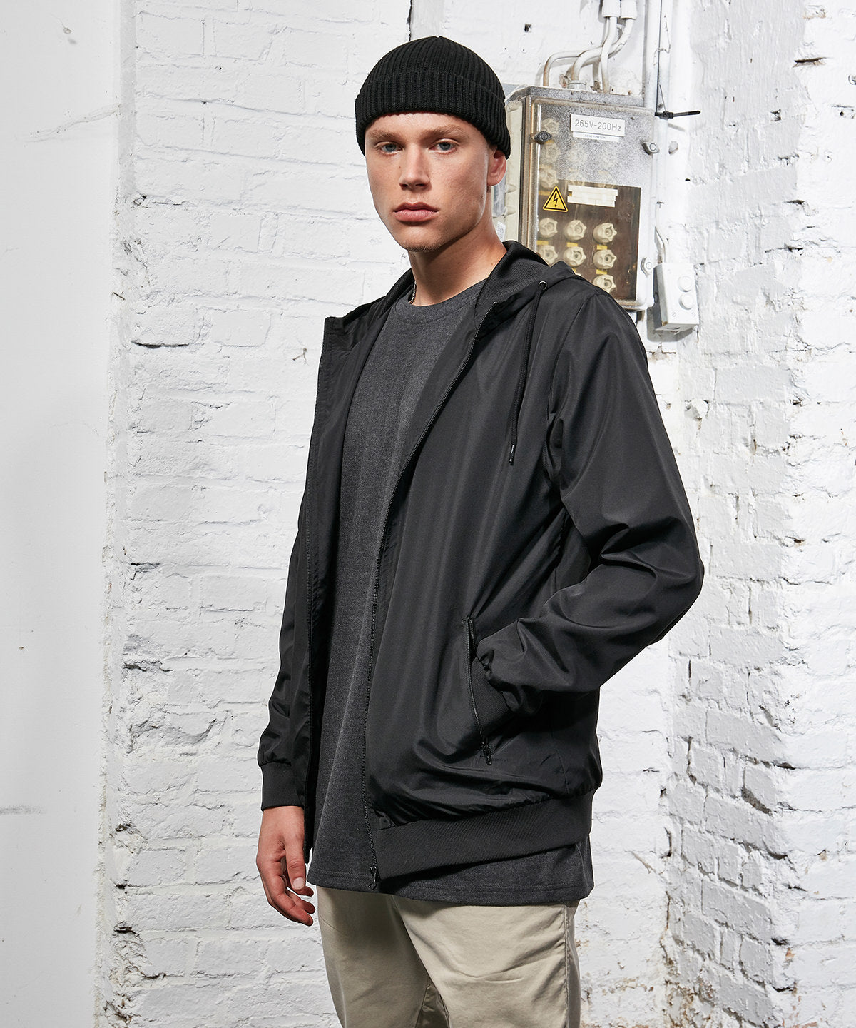 EcoFriendly Windrunner Jacket for Men Plus Sizes