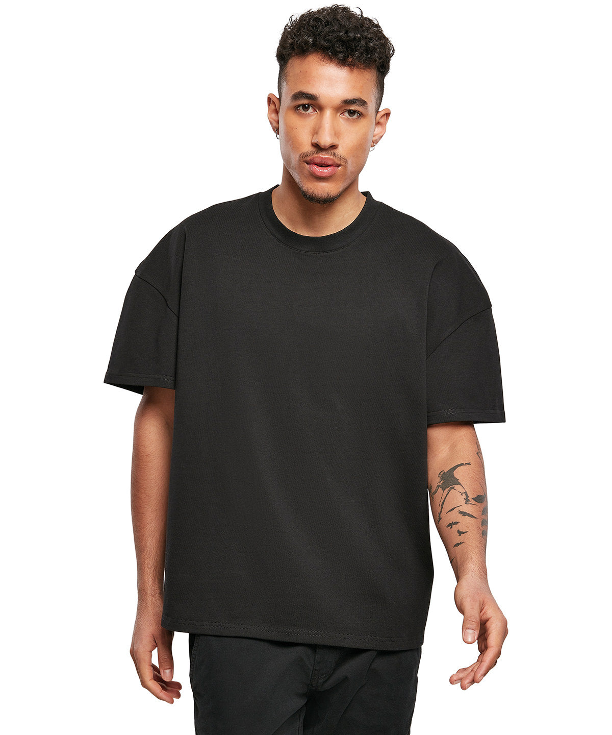 Mens Oversize Heavy Cotton Box Tee in Plus Sizes