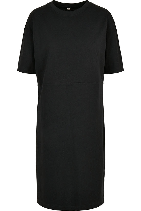 Organic Cotton Oversized Slit Tee Dress for Women