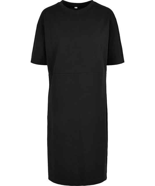 Organic Cotton Oversized Slit Tee Dress for Women