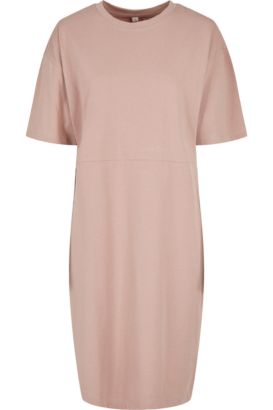 Organic Cotton Oversized Slit Tee Dress for Women