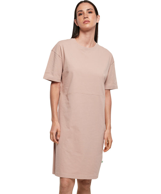 Organic Cotton Oversized Slit Tee Dress for Women