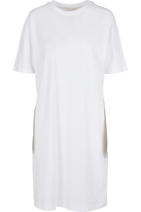 Organic Cotton Oversized Slit Tee Dress for Women