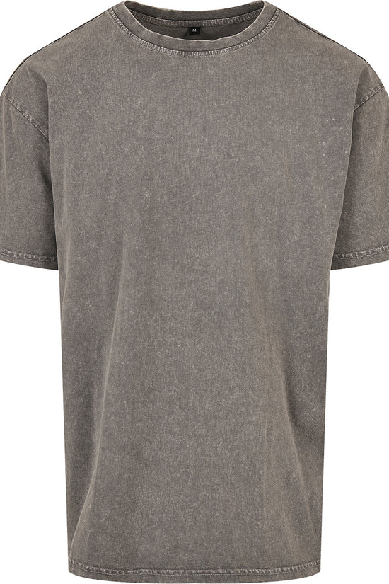 Mens Acid Washed Oversized Tee Heavy Cotton TShirts