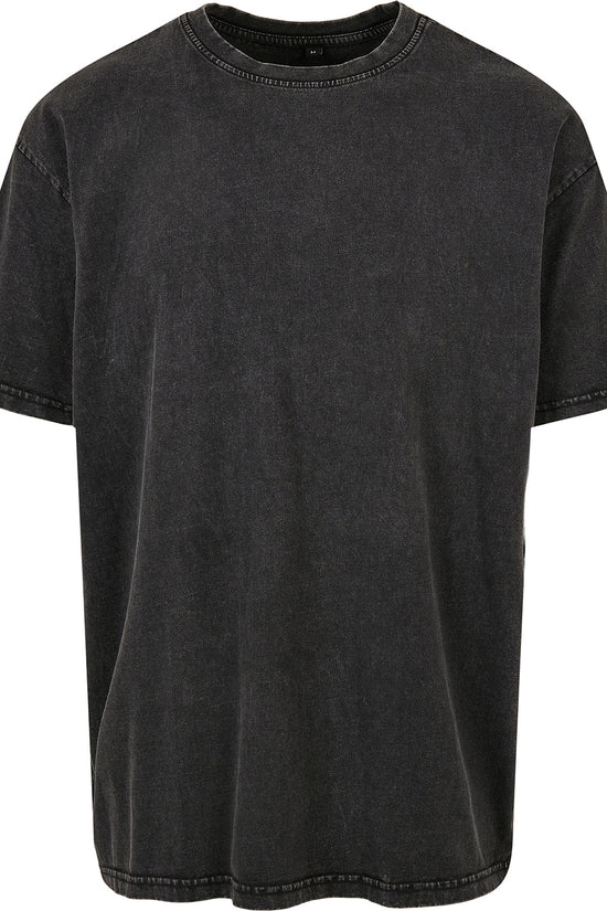 Mens Acid Washed Oversized Tee Heavy Cotton TShirts