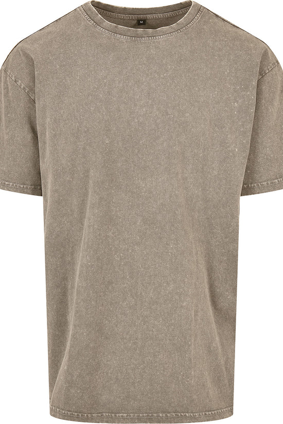 Mens Acid Washed Oversized Tee Heavy Cotton TShirts
