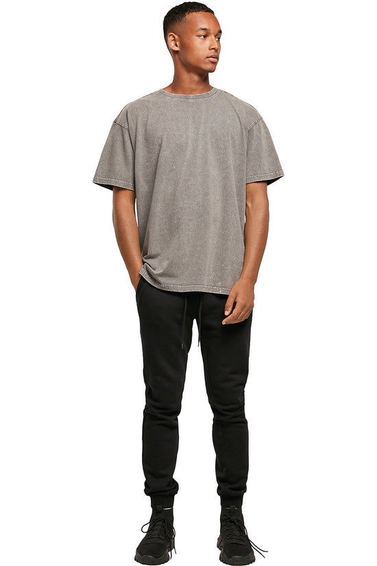 Mens Acid Washed Oversized Tee Heavy Cotton TShirts