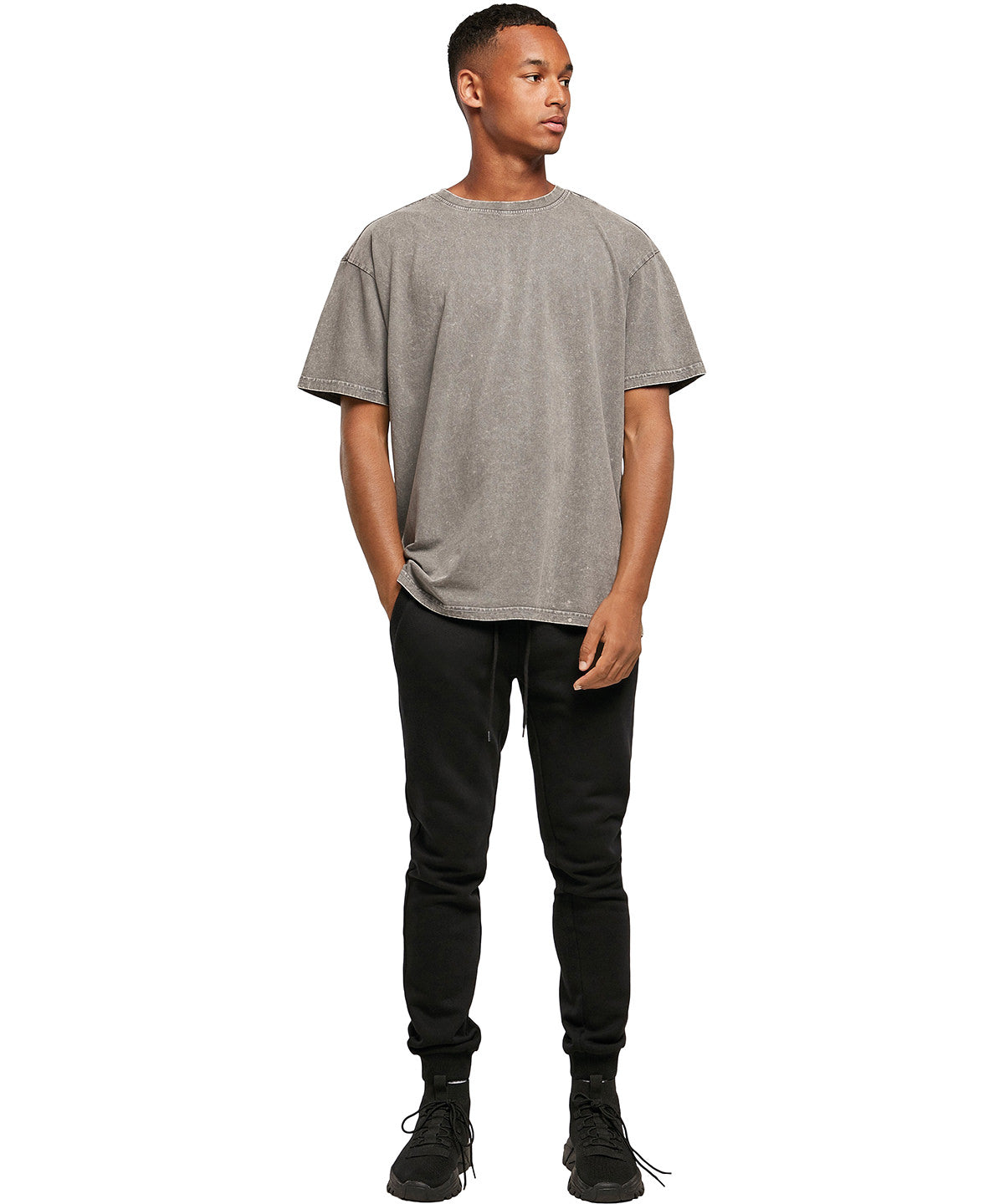 Mens Acid Washed Oversized Tee Heavy Cotton TShirts