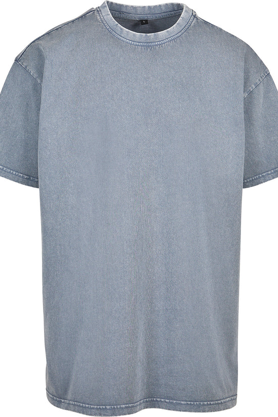 Mens Acid Washed Oversized Tee Heavy Cotton TShirts