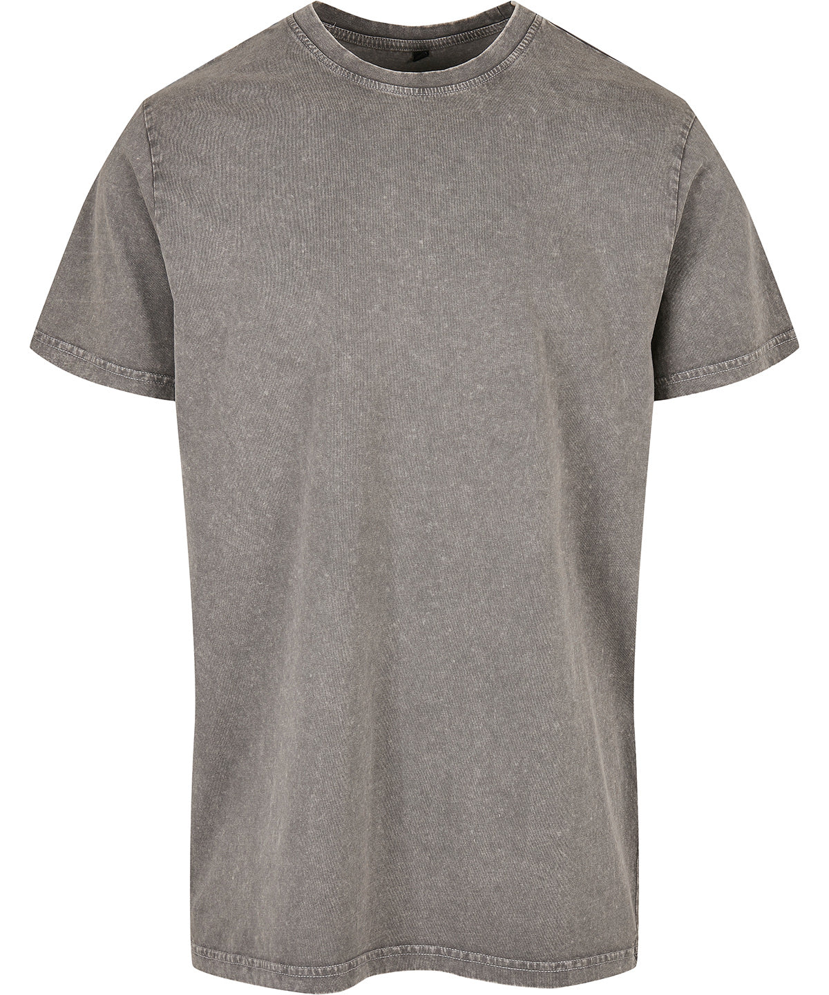 Urban Style Acid Washed Round Neck Tee for Men