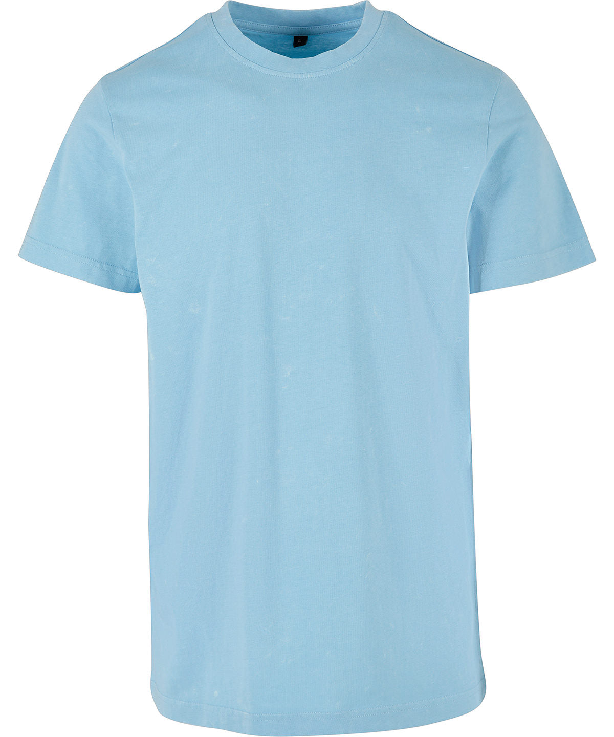 Urban Style Acid Washed Round Neck Tee for Men