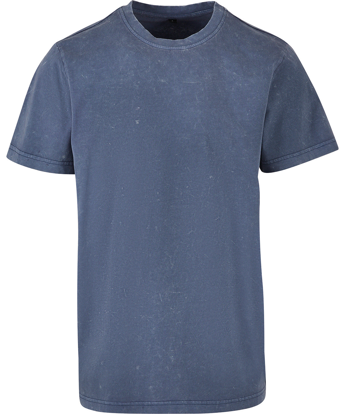 Urban Style Acid Washed Round Neck Tee for Men