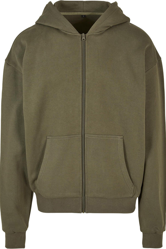 Mens Ultra Heavy Zip Hoodie with Kangaroo Pocket