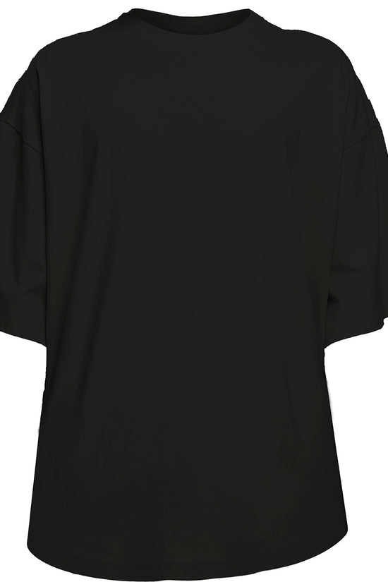 SuperOversized Unisex Cotton Tee with Wide Sleeves