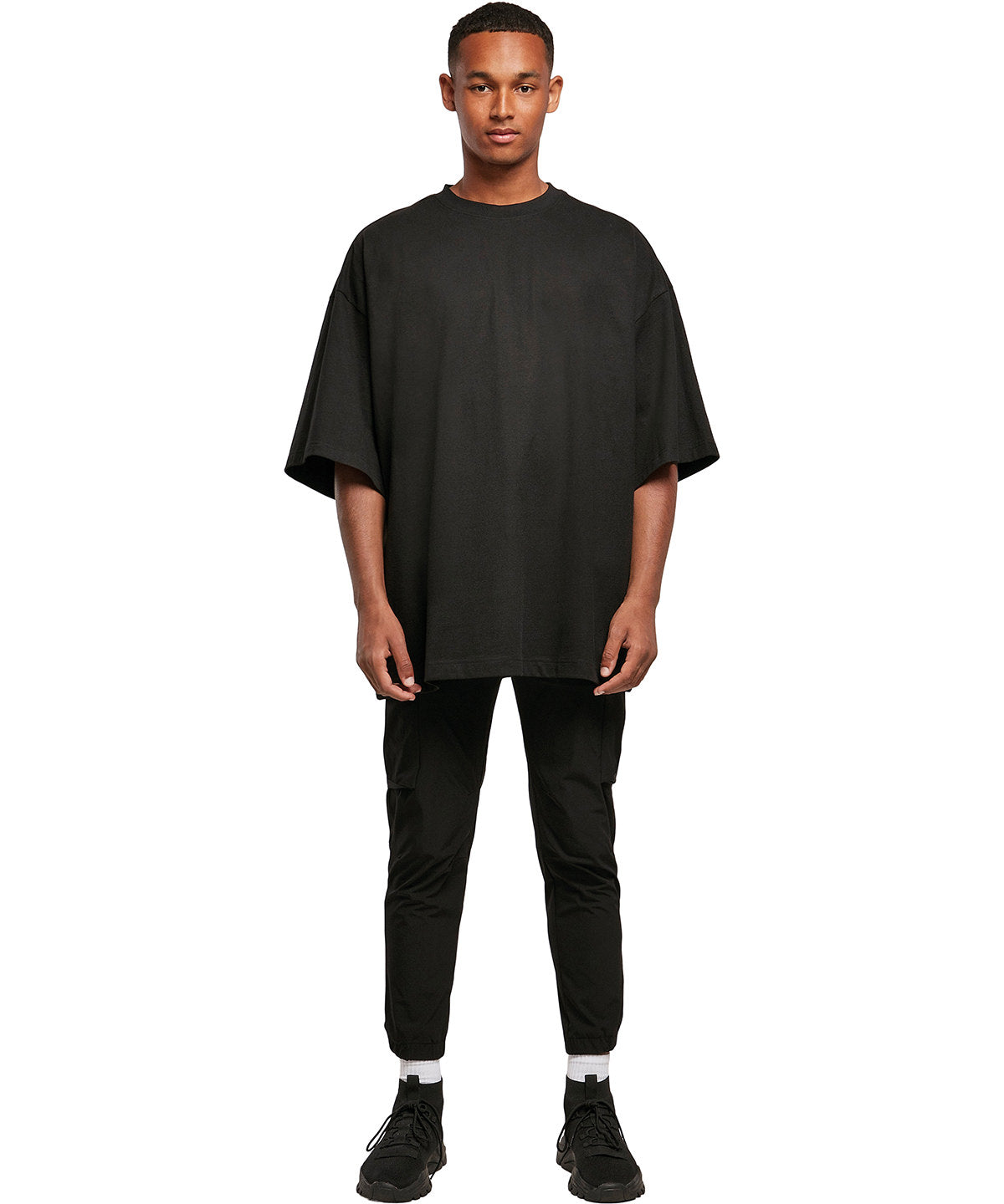 SuperOversized Unisex Cotton Tee with Wide Sleeves