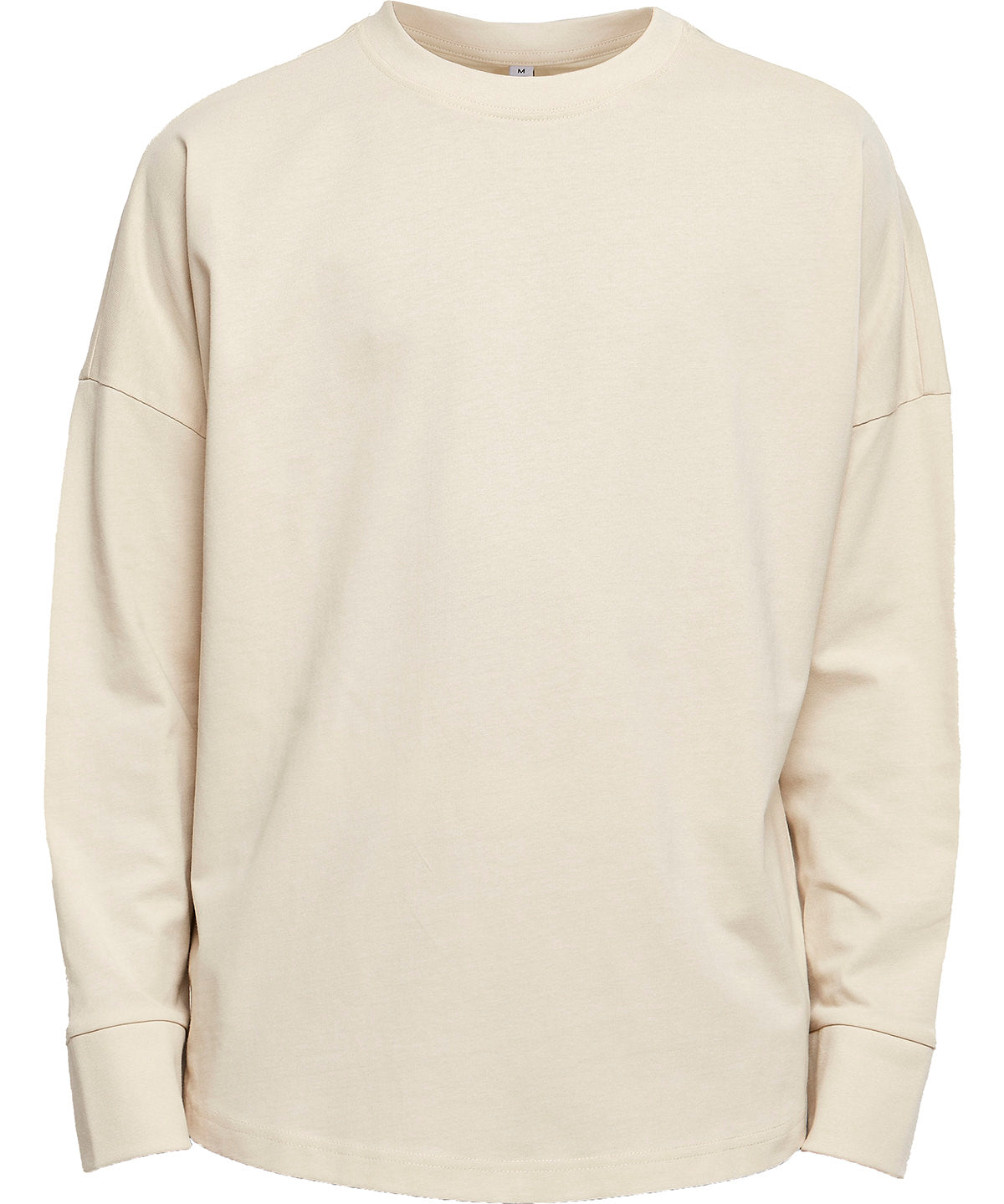 Comfy Oversize Long Sleeve TShirt for Men 100 Cotton Round Neck