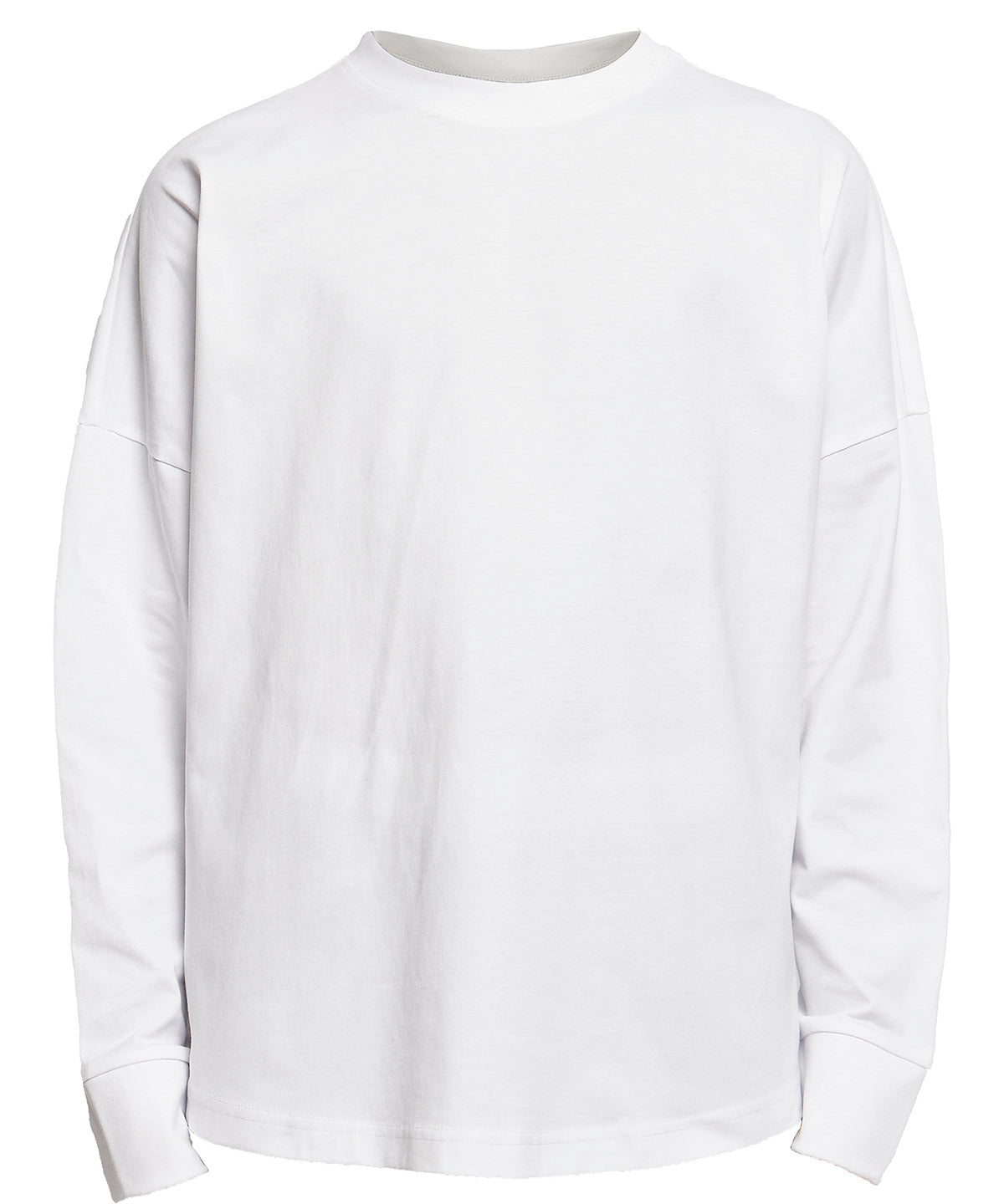 Comfy Oversize Long Sleeve TShirt for Men 100 Cotton Round Neck