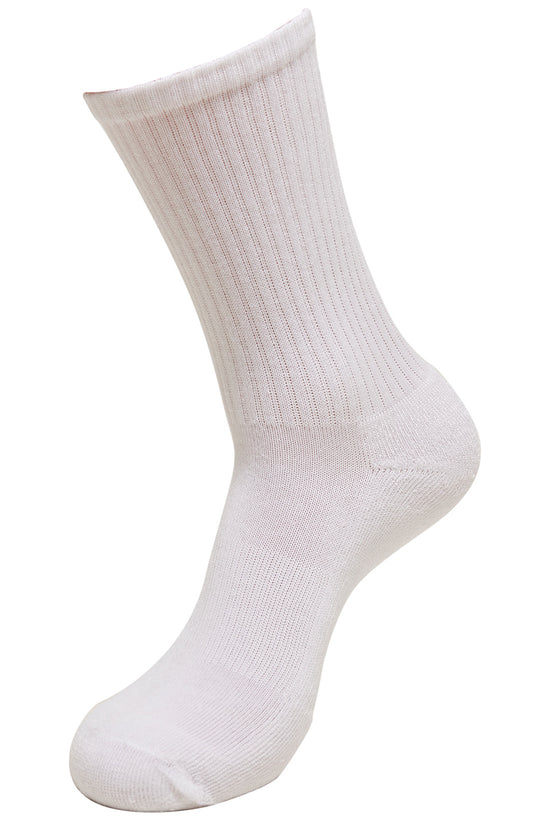 Comfortable Crew Socks for Adults CottonPolyester Blend
