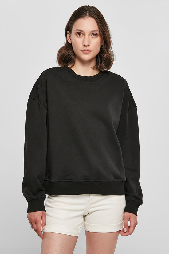 Womens Oversized Crew Neck Sweatshirt Long Sleeve Shirt