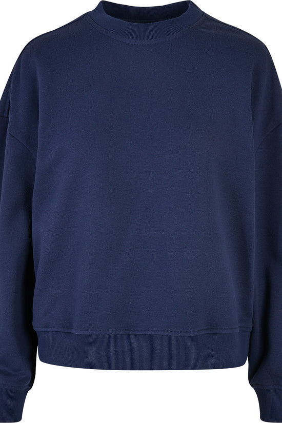 Womens Oversized Crew Neck Sweatshirt Long Sleeve Shirt