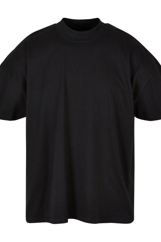 Mens Oversized High Neck Tee Shirt Plus Size Male TShirt