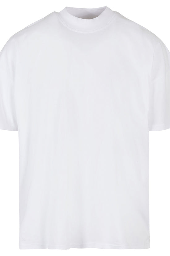 Mens Oversized High Neck Tee Shirt Plus Size Male TShirt