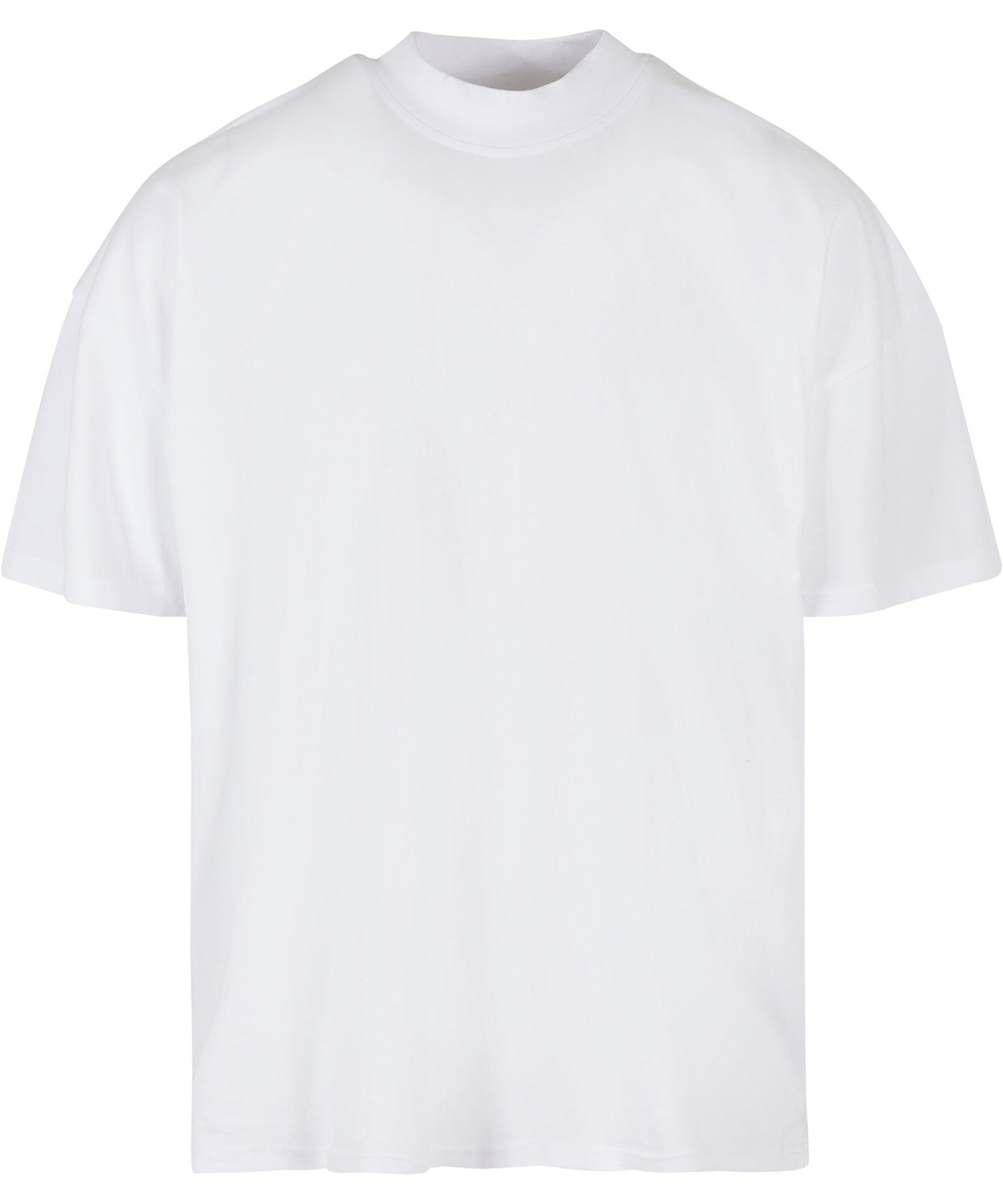 Mens Oversized High Neck Tee Shirt Plus Size Male TShirt