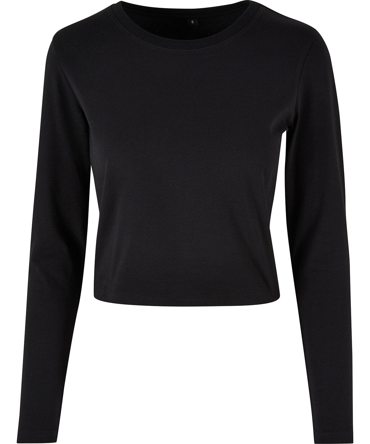 Womens Cropped Long Sleeve TShirts in Cotton Blend